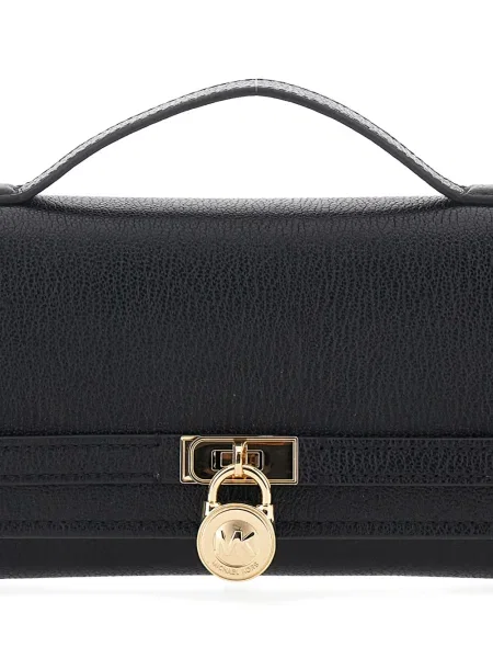Geantă plic Michael Michael Kors mari din dantelă maro