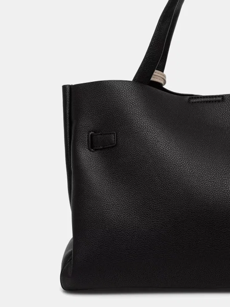 Кожаная сумка шоппер Dkny