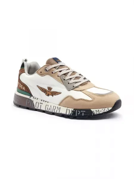Sneakers Aeronautica Militare alb
