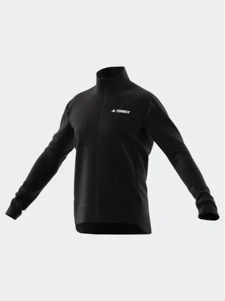 Adidas Fleecová mikina čierna