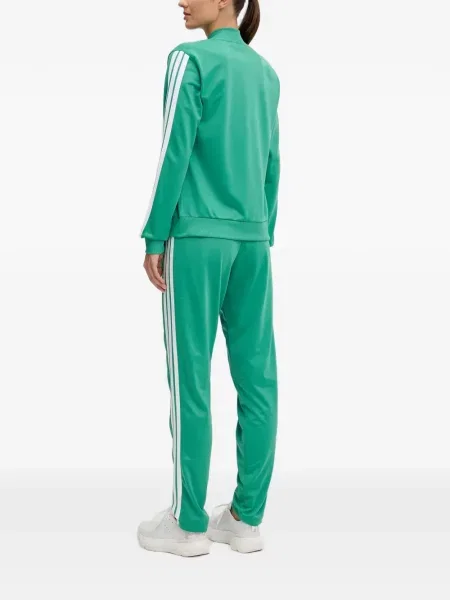 Lung papuci Adidas cu mâneci lungi cu dungi albastru