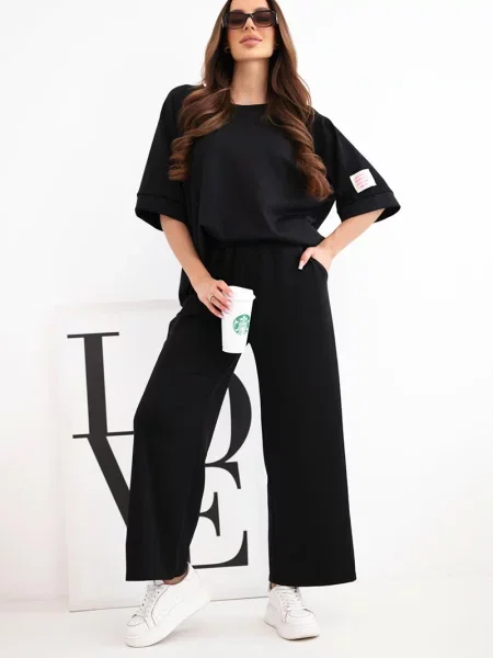 Pantaloni Kesi Włoski negru