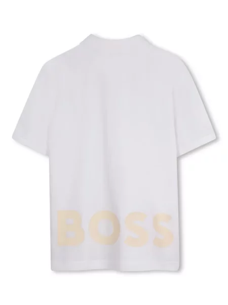 Koszulka polo dziecięca Bosswear biała