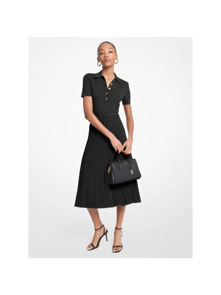 Rochie Michael Michael Kors evazată negru