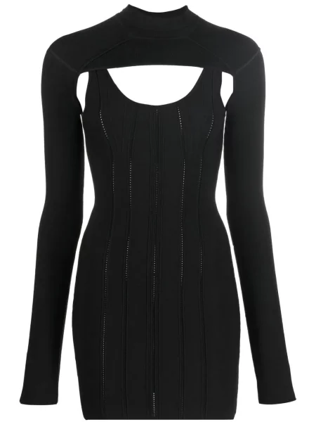 Rochie mini Roberto Cavalli tricotate de costum negru