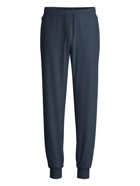 Pantaloni Calida alergare cu cordon albastru