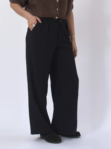 TEESHOPPEN Pantaloni Isolde negru