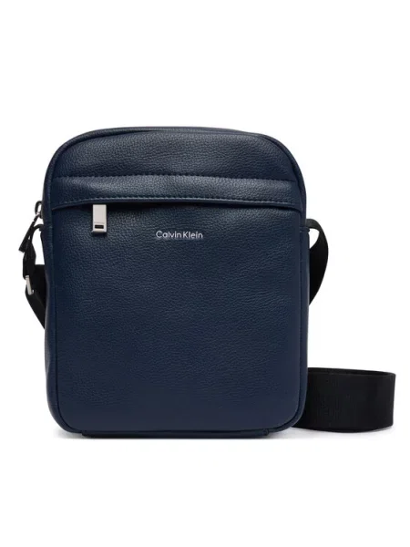 Calvin Klein Geantă crossover Raised Reporter Bleumarin