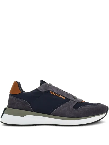 Szarvasbőr sneaker Ferragamo kék