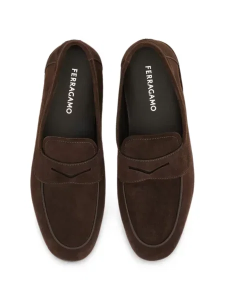 Loafersy Ferragamo hnedá