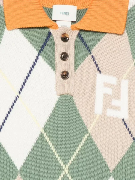 Sweter dziecięcy Fendi zielony