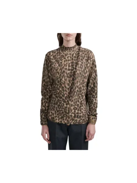 Kardigan Barbara Bui wełniany brązowy