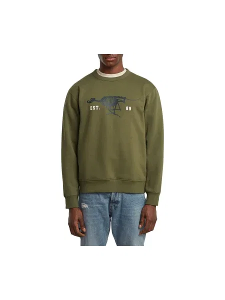 Bežecká mikina G-star Raw zelená
