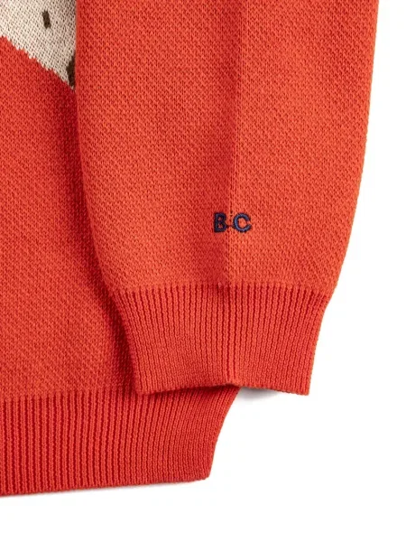 Sweter dziecięcy Bobo Choses czerwony