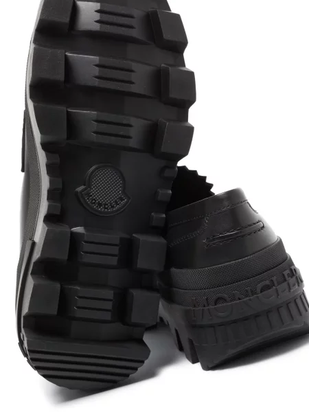 Pantofi loafer Moncler chunky negru