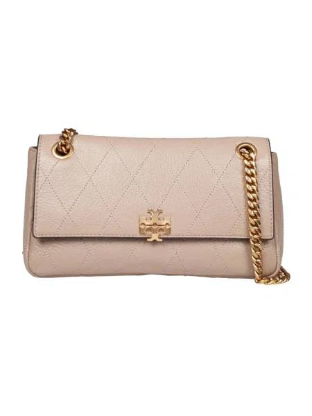 Torebka Tory Burch skórzana beżowa