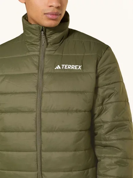 Adidas Terrex Prošívaná Bunda Essentials tmavě zelená