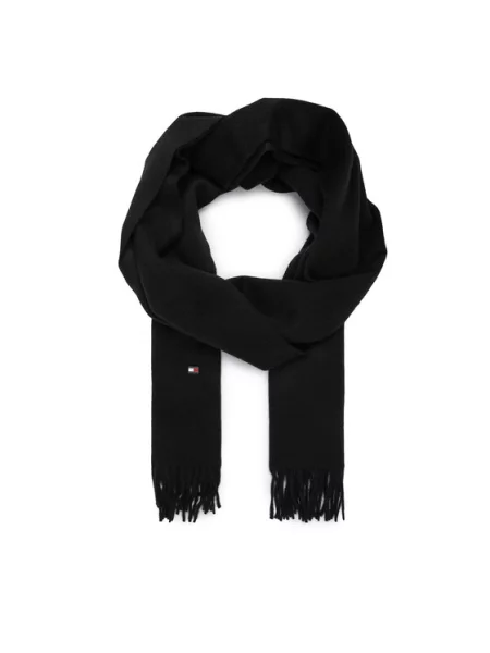 Tommy Hilfiger szalik kaszmirowy czarna