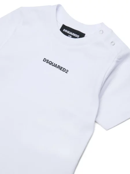 Koszulka dziecięca Dsquared2 biała