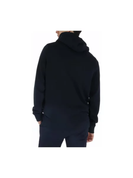 Bluza z kapturem Lyle & Scott z kapturem klasyczna z logo niebieska