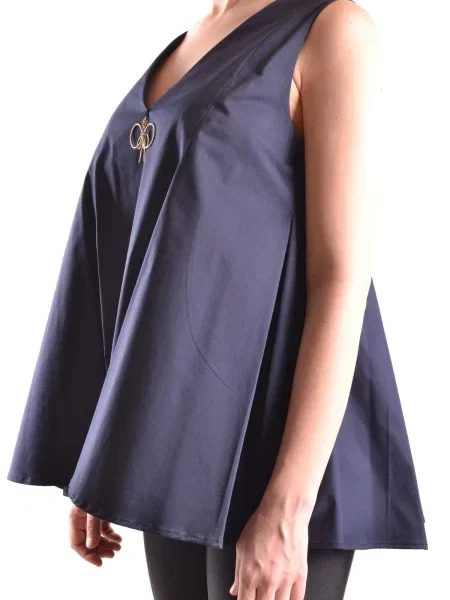 Top Elisabetta Franchi fără mâneci negru