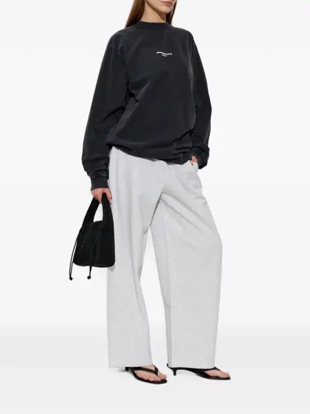 Futó nadrág Alexander Wang autogrammal szürke