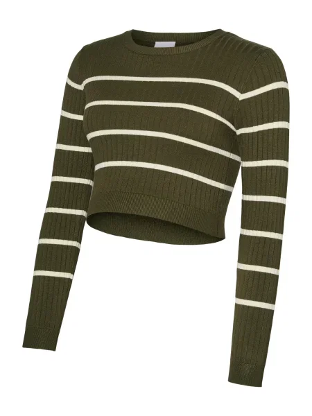 MAMALICIOUS Pulover MLNewsiv tamno zelena bijela