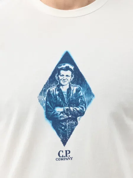 Футболка C.p. Company біла