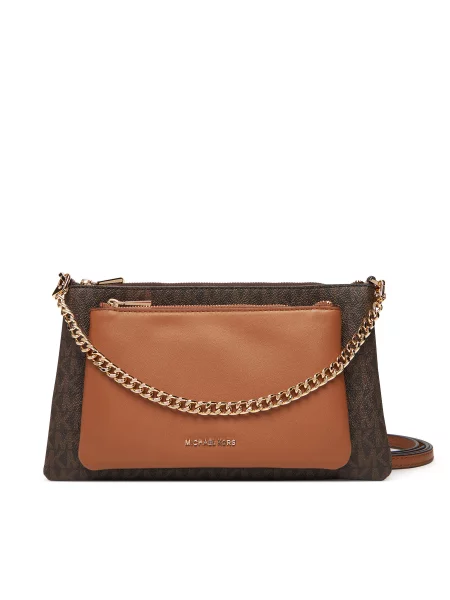 MICHAEL Michael Kors Torba preko ramena / karamela / tamno smeđa