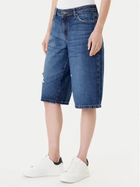 Guess Jeans Szorty jeansowe niebieski