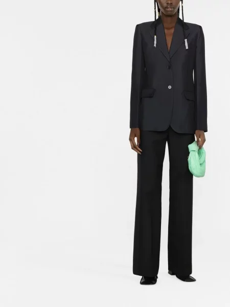 Vienakrūtis švarkas Jil Sander mėlyna