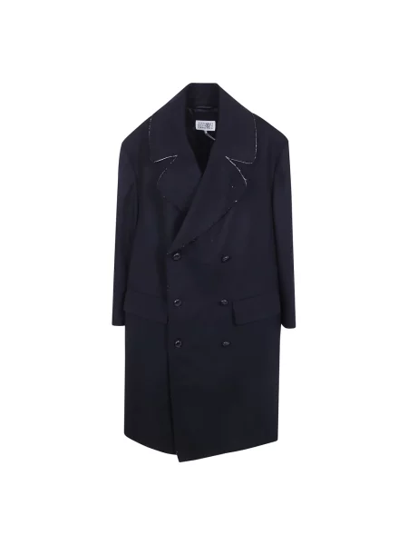 Płaszcz Mm6 Maison Margiela klasyczny czarny