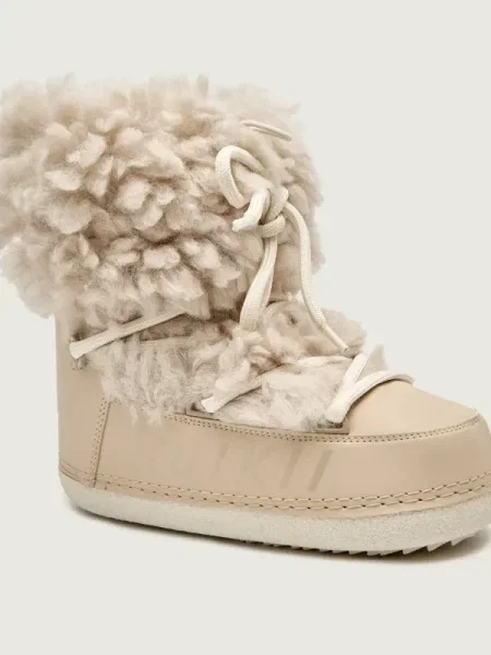INUIKII Bocanci MOUNTAIN TEDDY | shearling bej