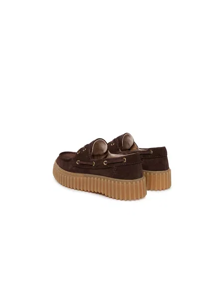 Poltopánky Clarks Torhill Boat hnedá