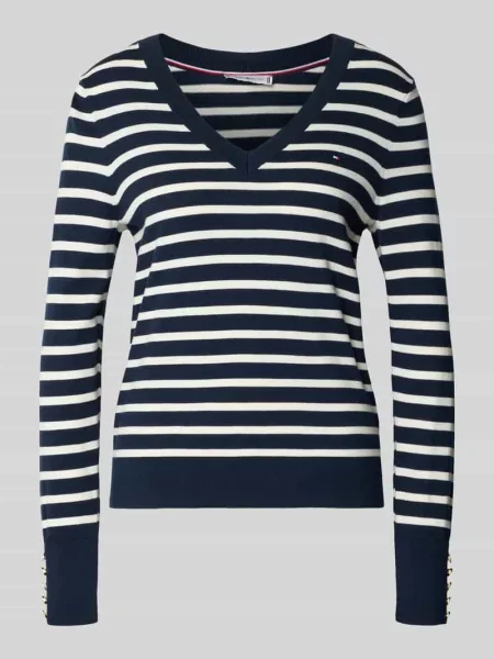 Tommy Hilfiger Sweter braun niebieski