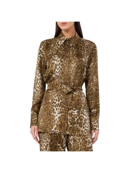 Bluzka Max Mara Studio brązowa