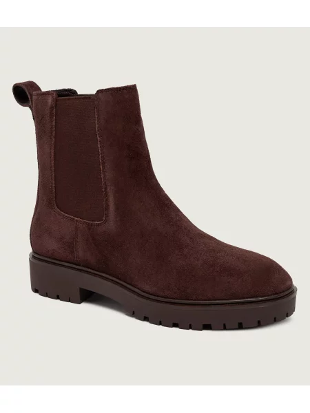LAUREN RALPH LAUREN Ghete chelsea Allyson | piele întoarsă maro
