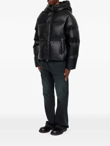 Яке Mm6 Maison Margiela с качулка черно