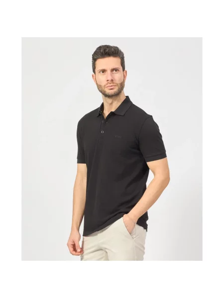 BOSS Green polo Paddy czarna