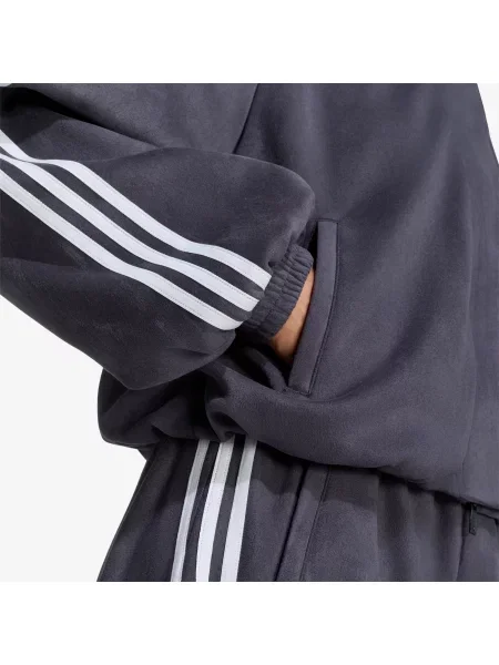 Τρέξιμο τοπ Adidas Originals σουέτ μαύρο