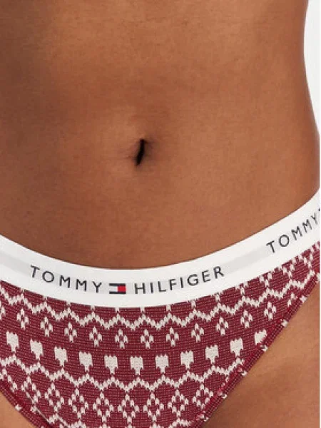 Tommy Hilfiger Underwear Nohavičky Essential béžová / námornícka modrá / červená / ako vlna biela