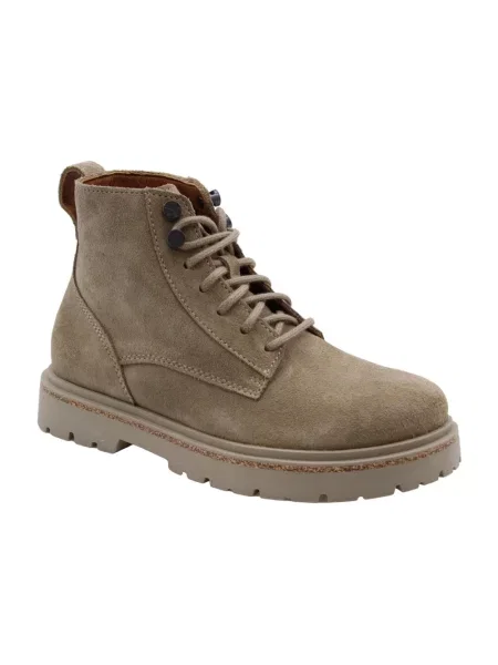 Botki Birkenstock koronkowe beżowe