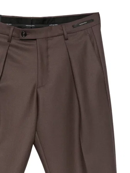 Pantaloni Michael Coal conici maro