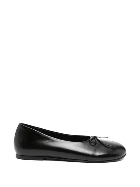 Balerini Paloma Wool cu funde din piele negru