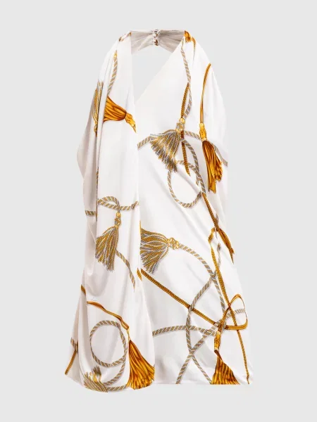 Топ Gucci с принтом белый