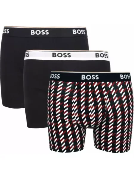 BOSS BLACK Chiloți boxer Power Des negru