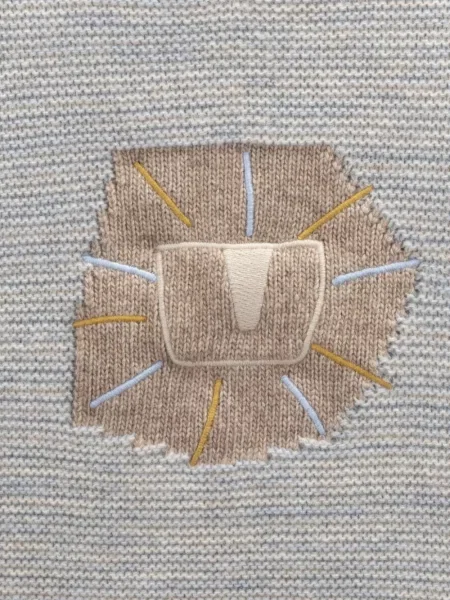 Sweter dziecięcy Knot niebieski