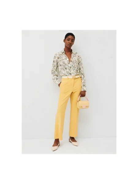 Pantaloni Marella galben