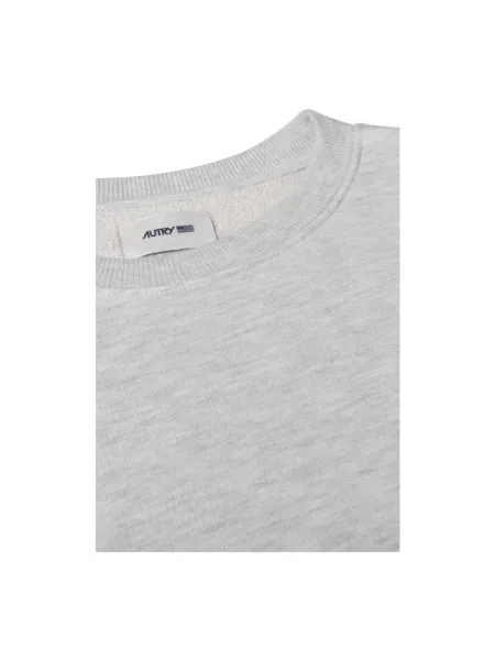 Bluza Autry z dżerseju z okrągłym dekoltem szara