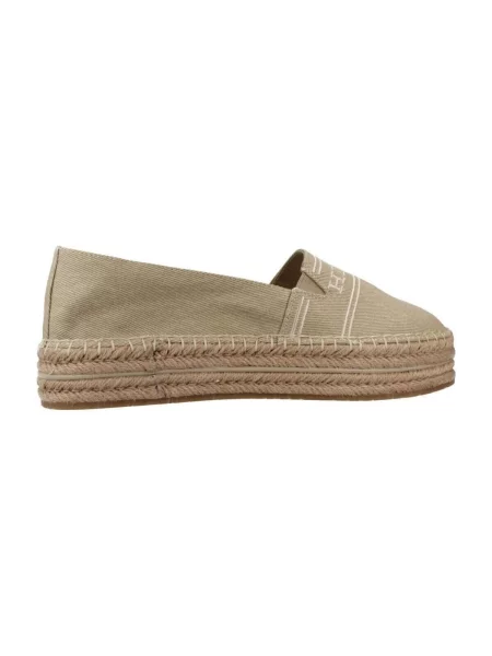 Tommy Hilfiger espadrile DENIM PLATFORM ESPADRILLE maro